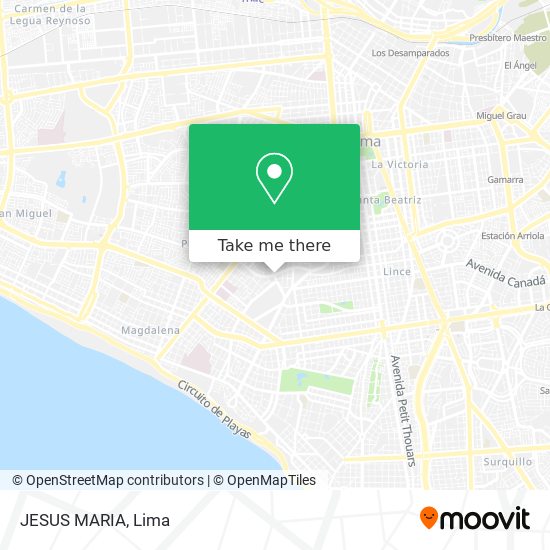 JESUS MARIA map