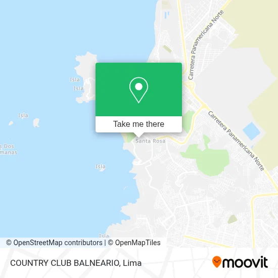 COUNTRY CLUB BALNEARIO map