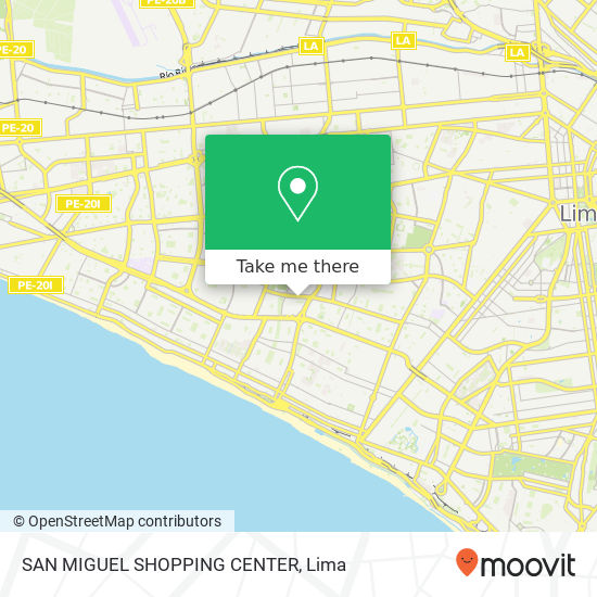 SAN MIGUEL SHOPPING CENTER map