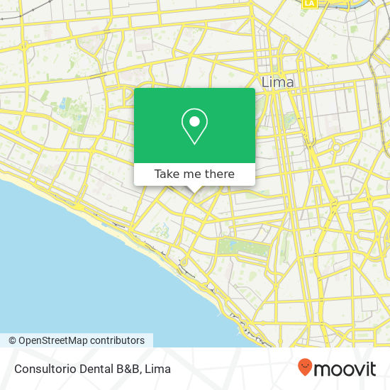 Consultorio Dental B&B map