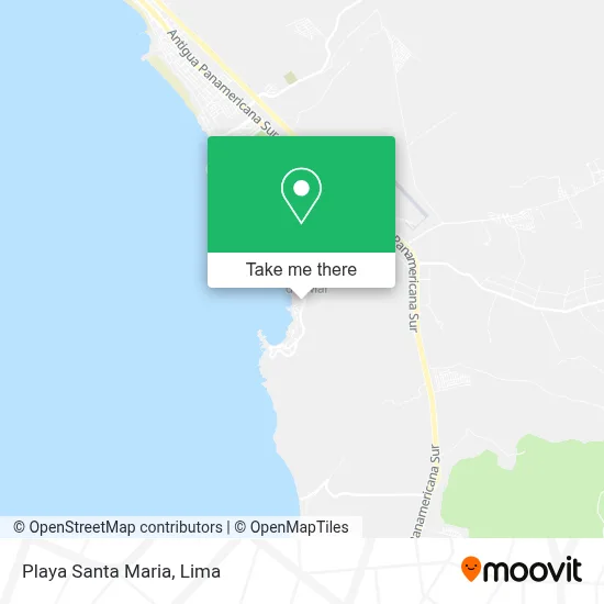 Playa Santa Maria map