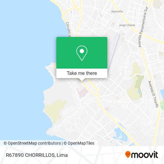 R67890 CHORRILLOS map