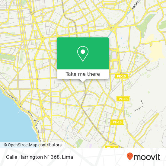 Calle Harrington N° 368 map