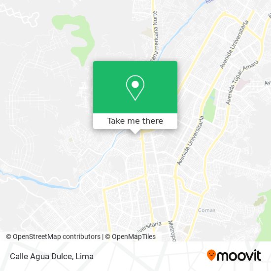 Calle Agua Dulce map