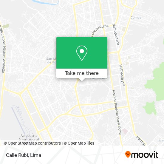 Calle Rubi map