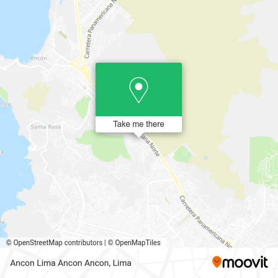 Ancon Lima  Ancon  Ancon map