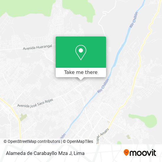 Alameda de Carabayllo Mza J map