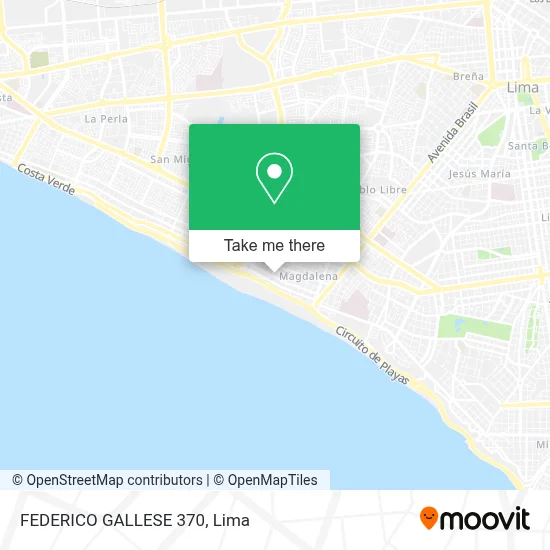 FEDERICO GALLESE 370 map