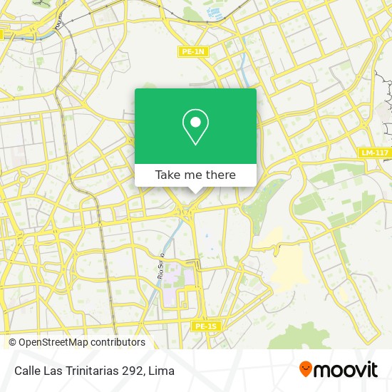 Calle Las Trinitarias 292 map