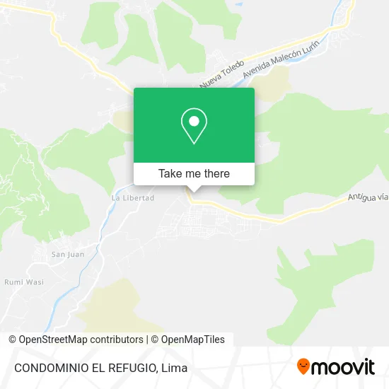 Mapa de CONDOMINIO EL REFUGIO