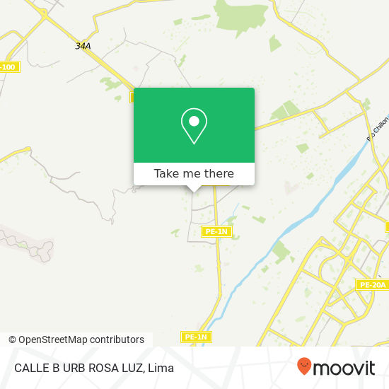 CALLE B URB  ROSA LUZ map