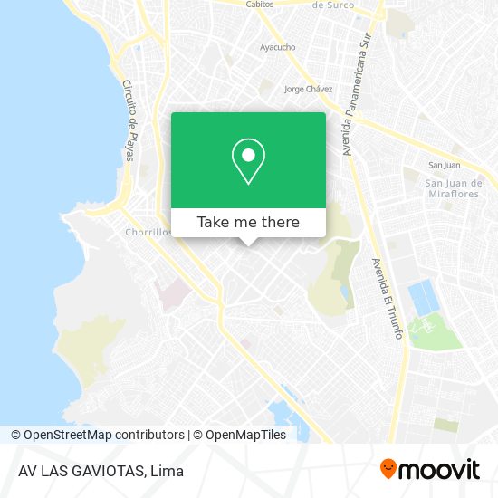 AV LAS GAVIOTAS map