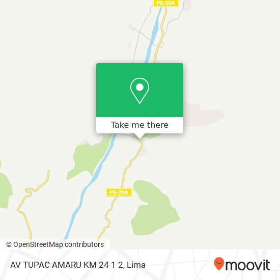 AV  TUPAC AMARU  KM  24 1 2 map
