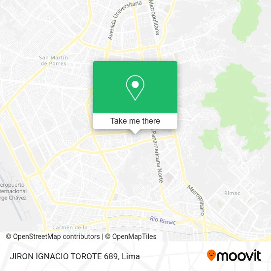 JIRON IGNACIO TOROTE 689 map