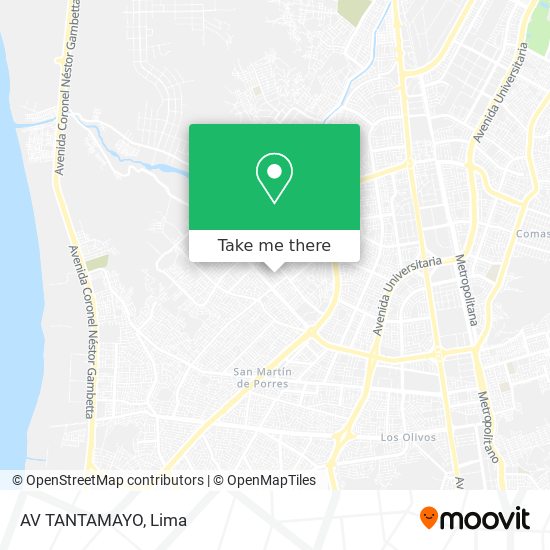 AV  TANTAMAYO map