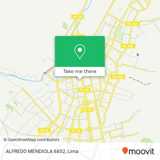 ALFREDO MENDIOLA 6852 map