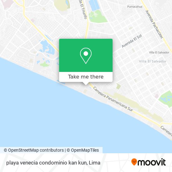 Mapa de playa venecia condominio kan kun