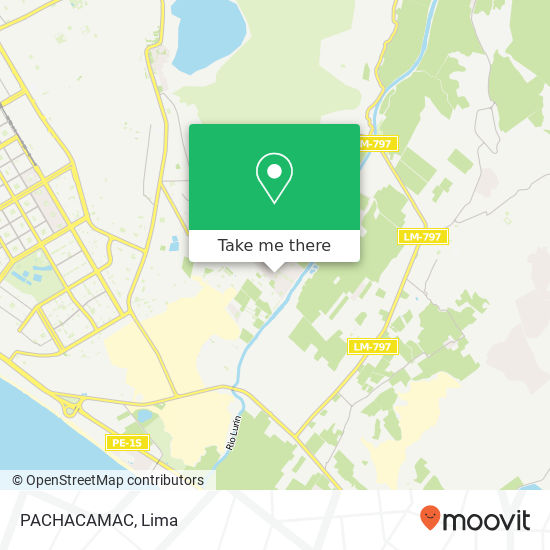 PACHACAMAC map