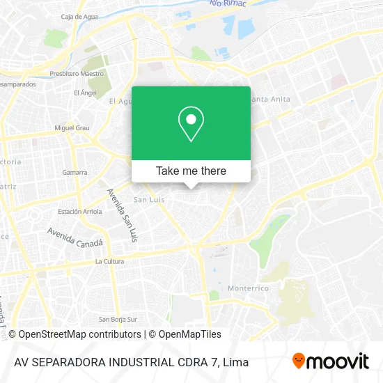 Mapa de AV  SEPARADORA INDUSTRIAL CDRA  7