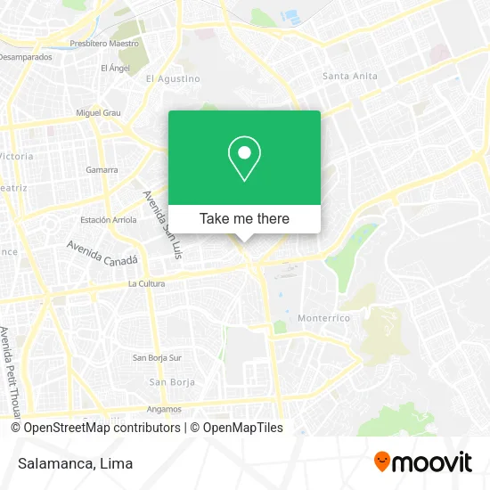 Mapa de Salamanca