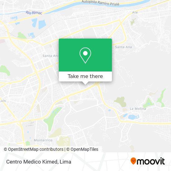 Mapa de Centro Medico Kimed