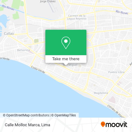 Calle Molloc Marca map