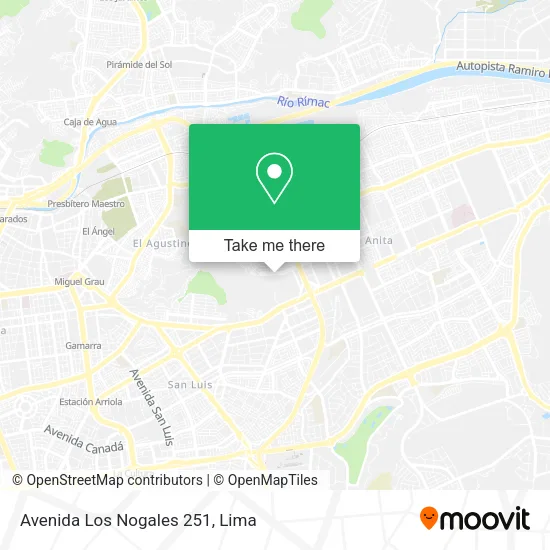 Mapa de Avenida Los Nogales 251