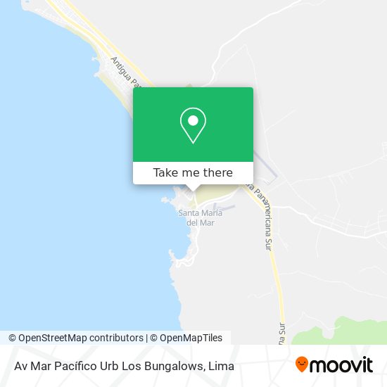 Av  Mar Pacífico  Urb  Los Bungalows map