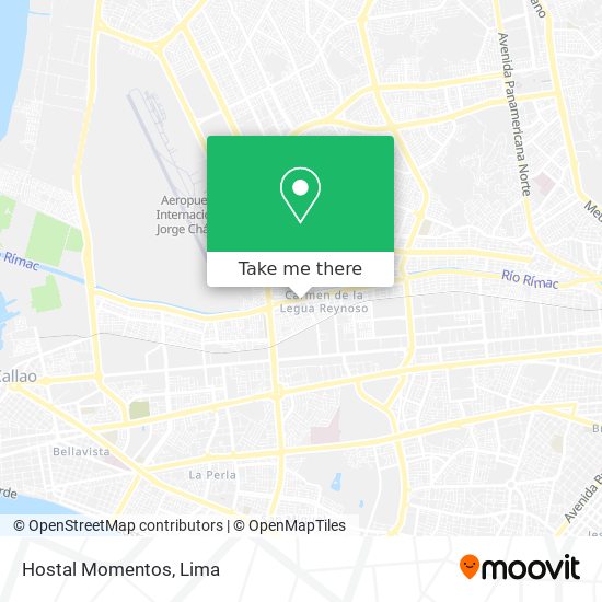 Hostal Momentos map