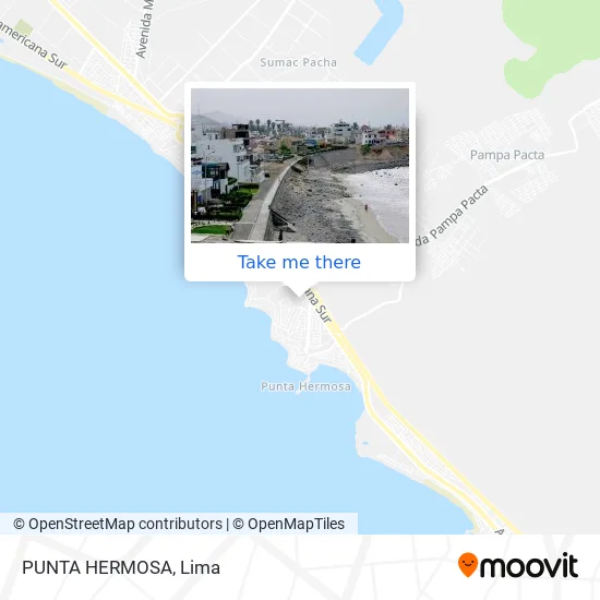 PUNTA HERMOSA map