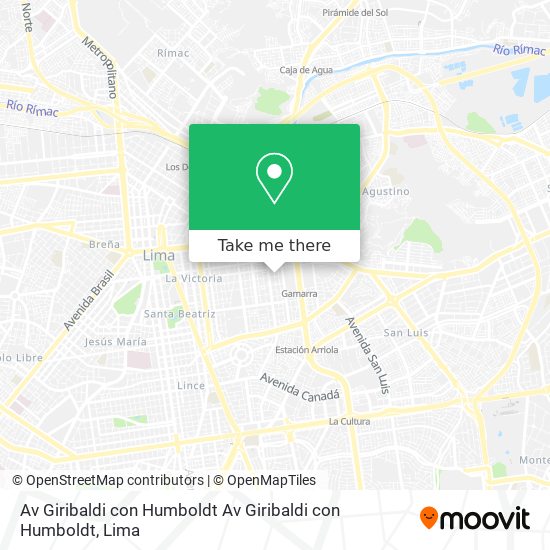 Av  Giribaldi con Humboldt Av  Giribaldi con Humboldt map