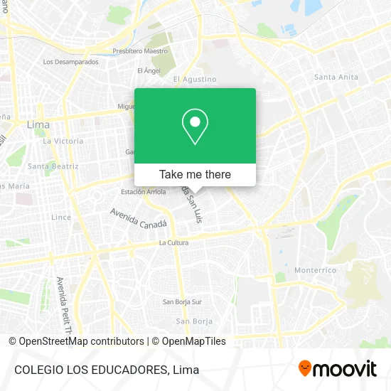 Mapa de COLEGIO LOS EDUCADORES