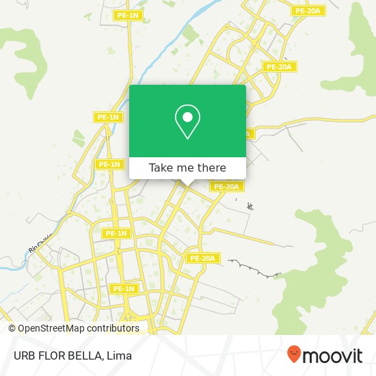 URB FLOR BELLA map