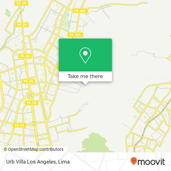 Mapa de Urb  Villa Los Angeles