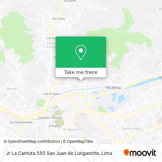 Jr  La Cantuta 550  San Juan de Lurigancho map