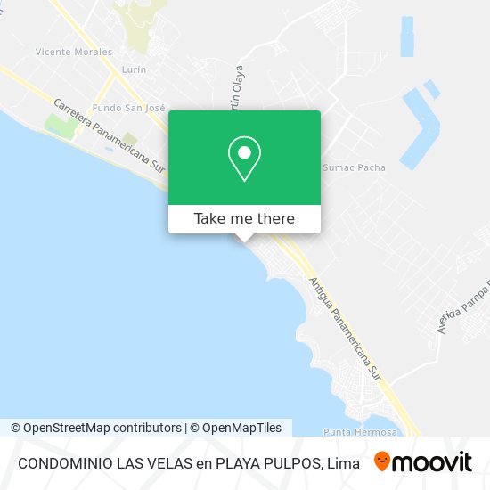 CONDOMINIO LAS VELAS en  PLAYA PULPOS map