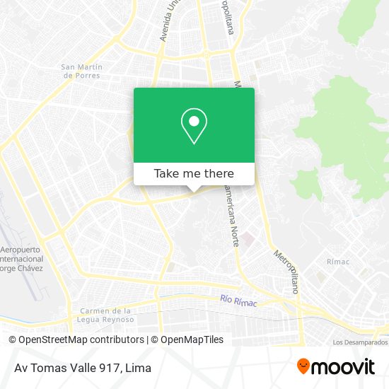 Av  Tomas Valle 917 map