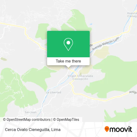 Cerca Ovalo Cieneguilla map