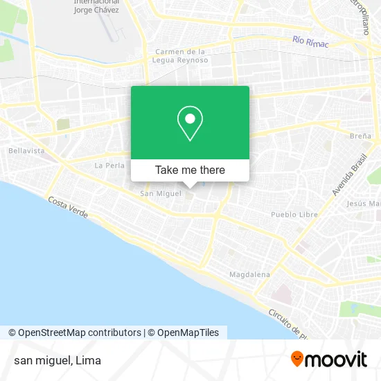 Mapa de san miguel
