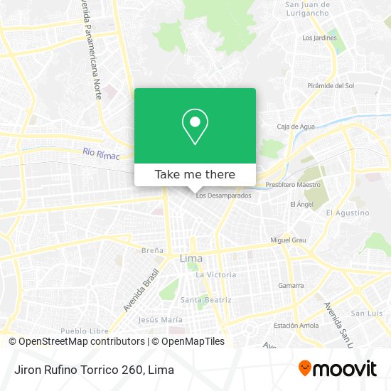 Jiron Rufino Torrico 260 map