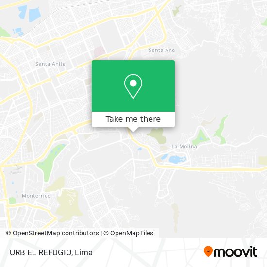 URB  EL REFUGIO map