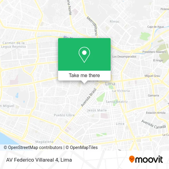 AV  Federico Villareal 4 map