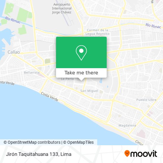 Mapa de Jirón Taquitahuana 133