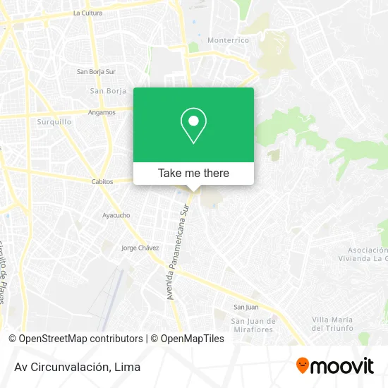 Mapa de Av  Circunvalación
