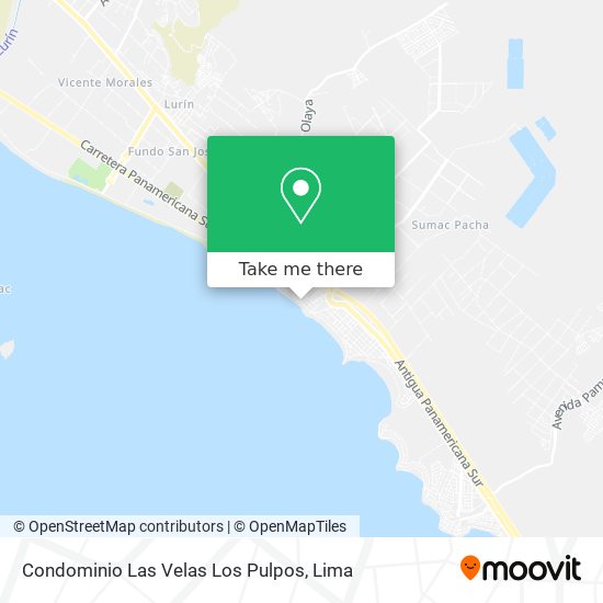 Condominio Las Velas  Los Pulpos map