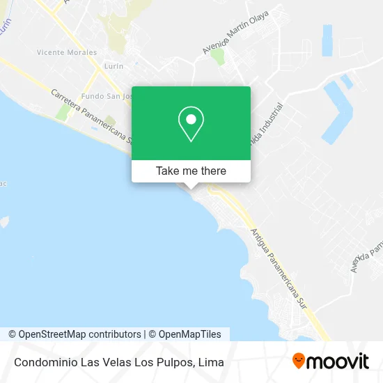 Condominio Las Velas  Los Pulpos map