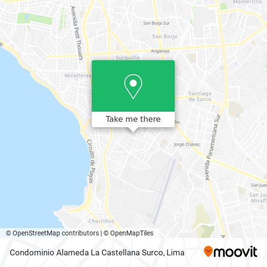 Condominio Alameda La Castellana Surco map