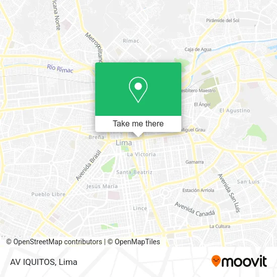 AV IQUITOS map