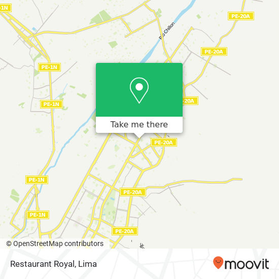 Mapa de Restaurant Royal