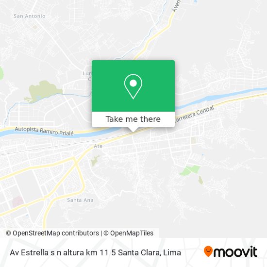 Av  Estrella s n altura km 11 5   Santa Clara map